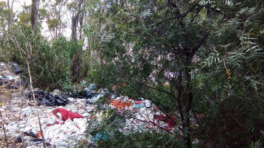 Tiradero a cielo abierto Espacio en la ciudad de Pachuca, usado de manera irregular para depositar residuos